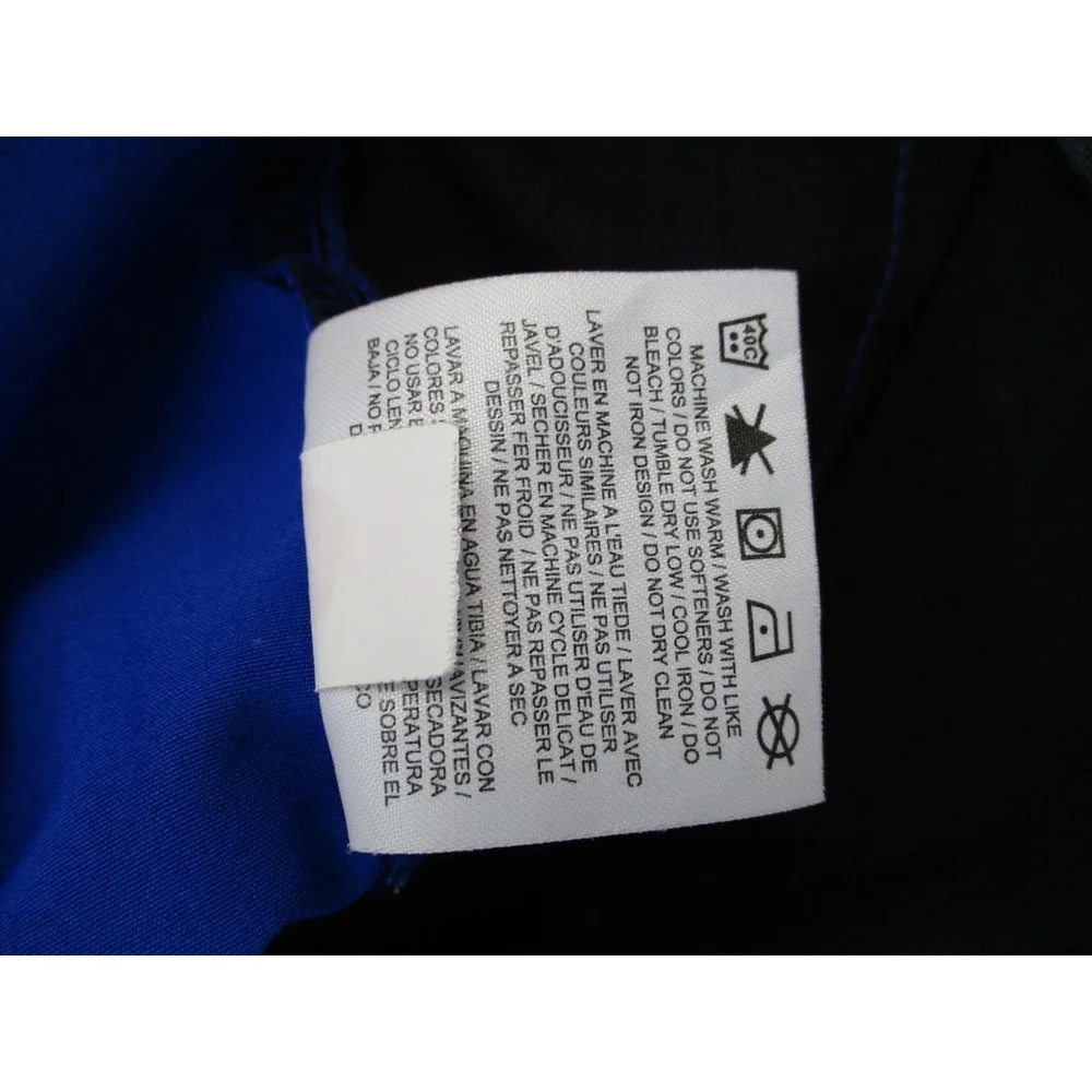 Nike Golf Shorts Men 42 Blue Flat Front Performance Stretch Swoosh Logo Utility